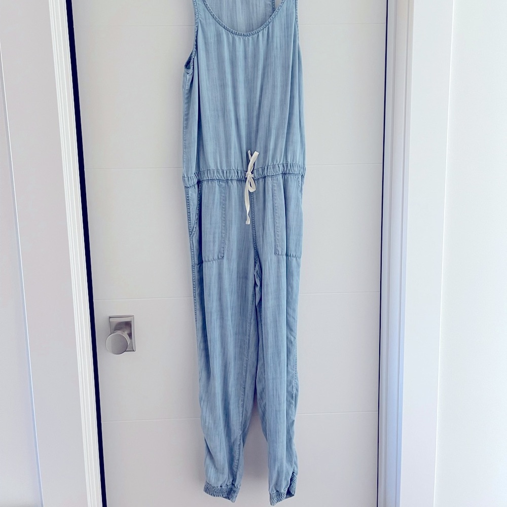 Aritzia TNA Chambray Jumpsuit